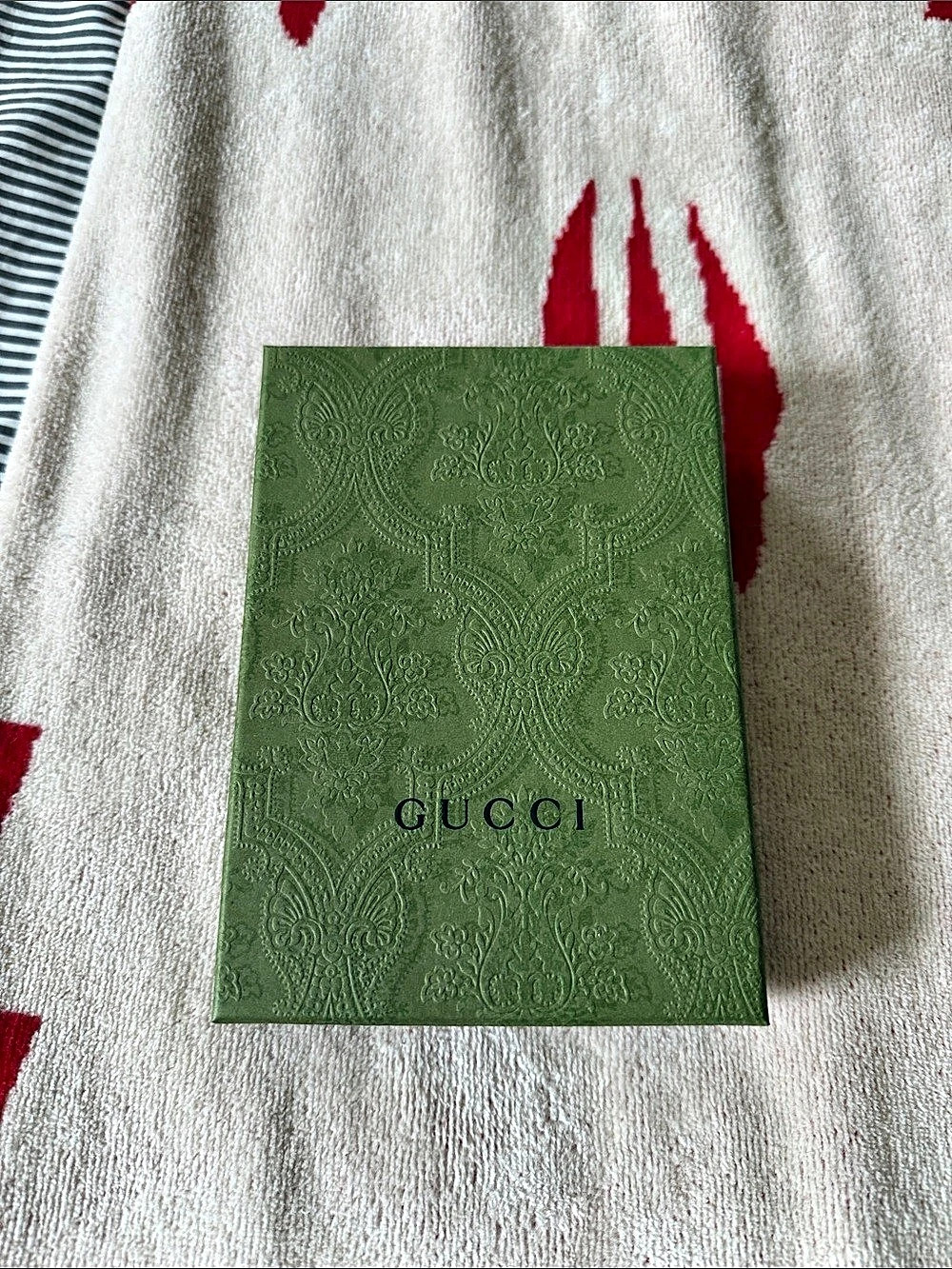 Gucci Green Embossed Gift Box
